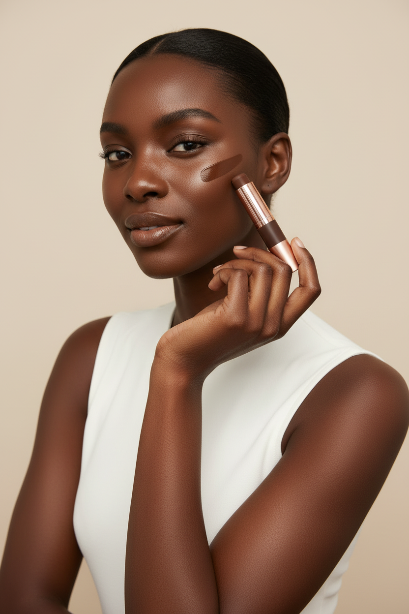 Natural Pose Deep Shade Application