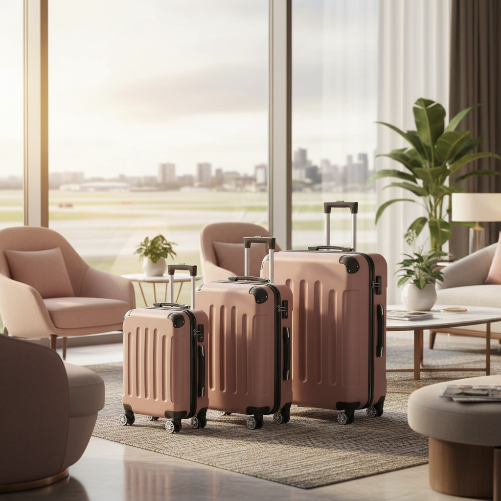 Rose Gold 3-Piece Set - Airport Lounge