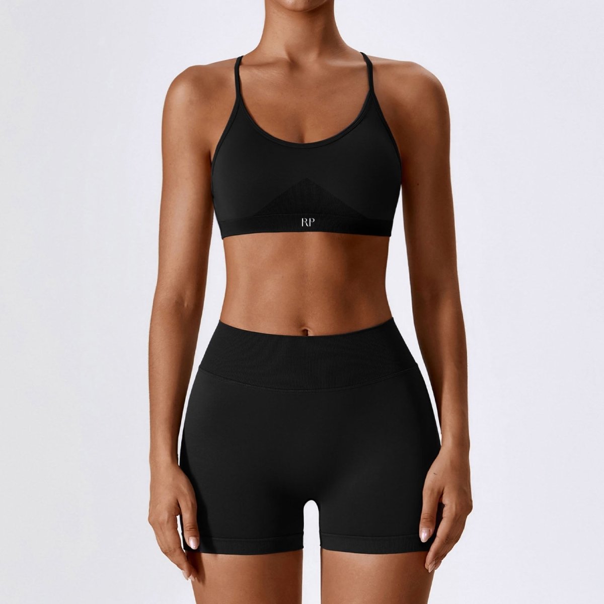 Sienna Sculpted Strappy Bra: Open-Back Compression Essential for Movement and Streetwear