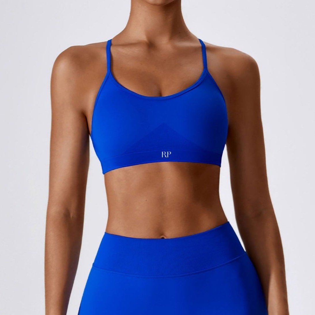 Sienna Sculpted Strappy Bra: Open-Back Compression Essential for Movement and Streetwear