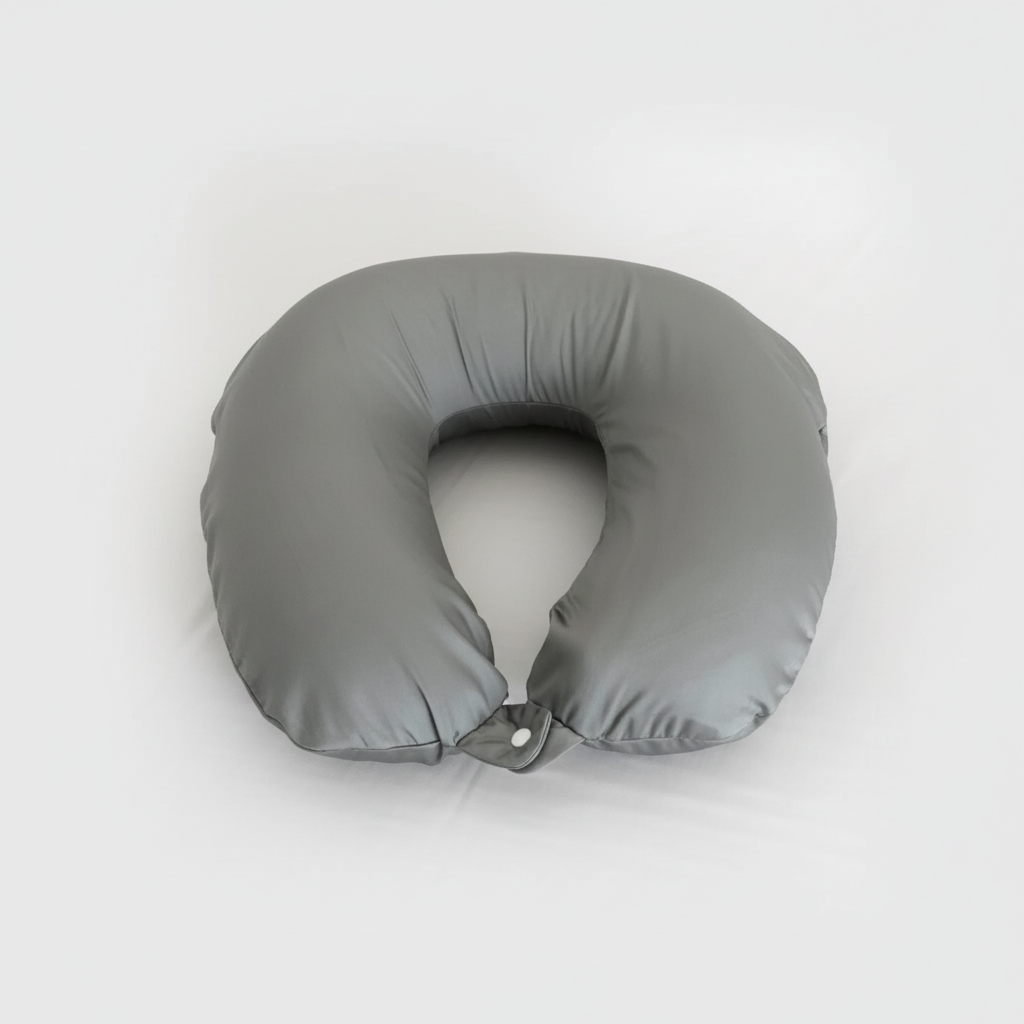 Silver Neck Pillow Product Photo