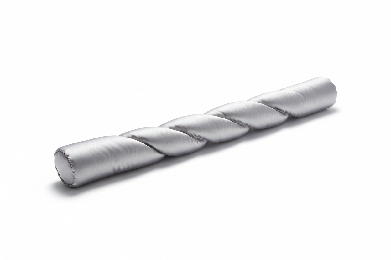 Silver Twist Noodle Pillow Product Photo