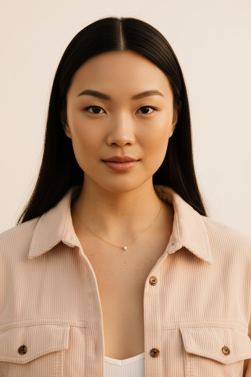 Single Pearl Solitaire - Asian Model