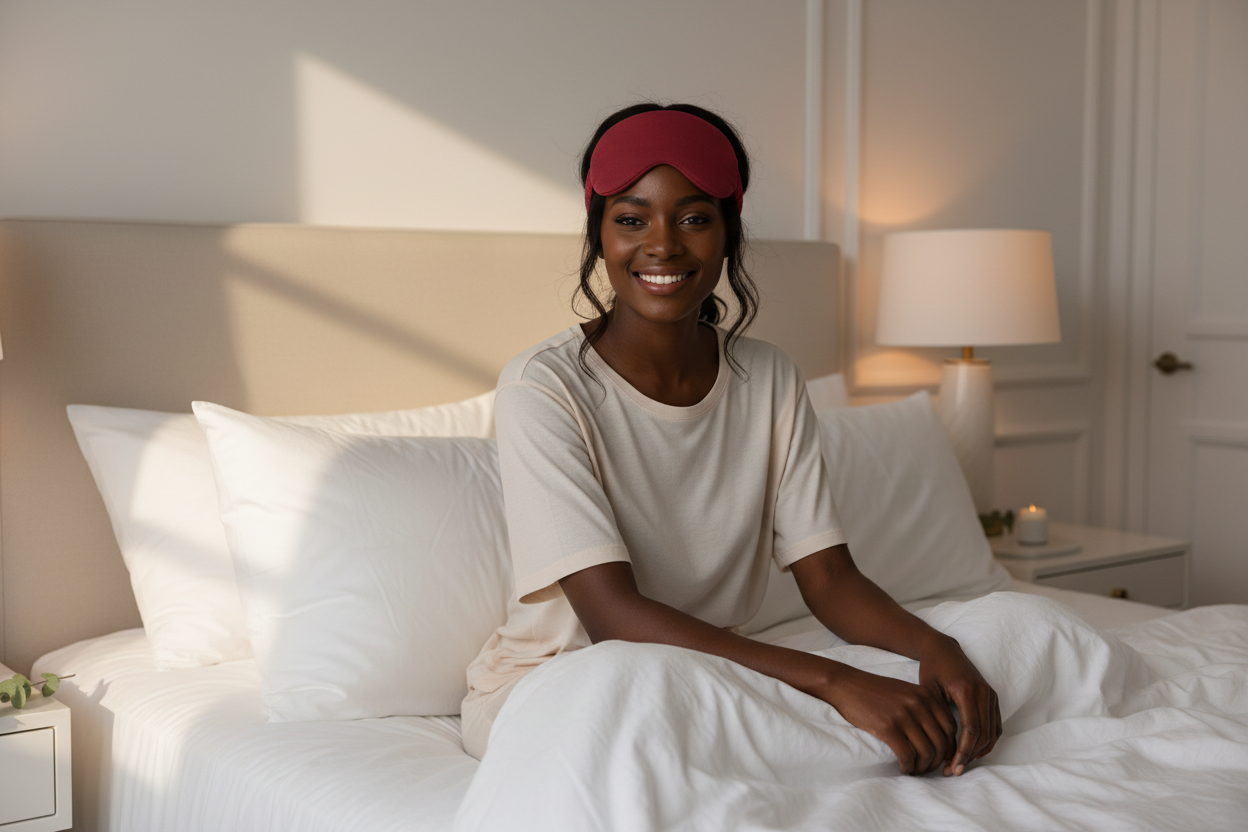Sleep Mask Lifestyle – Ruby Red