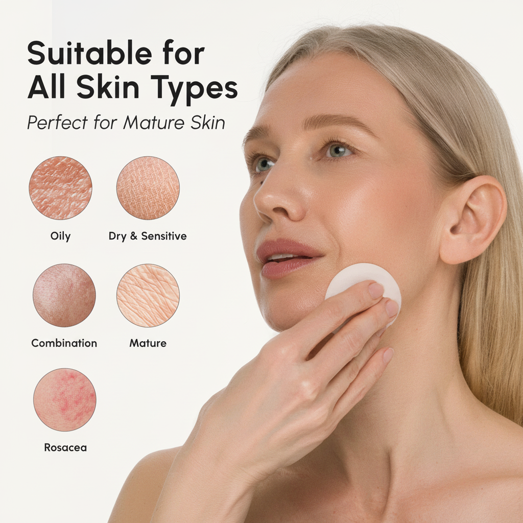 Suitable for All Skin Types – Improved