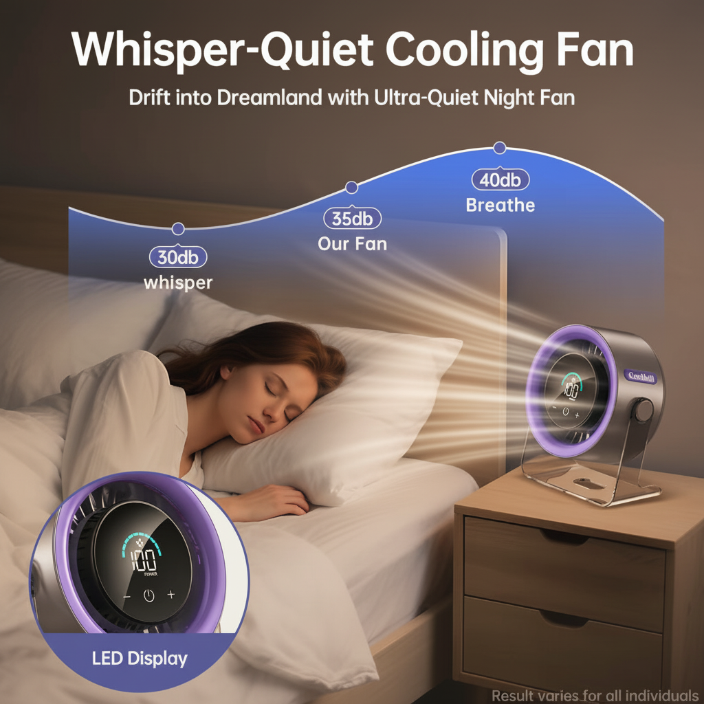 Whisper-Quiet Cooling Fan - Enhanced