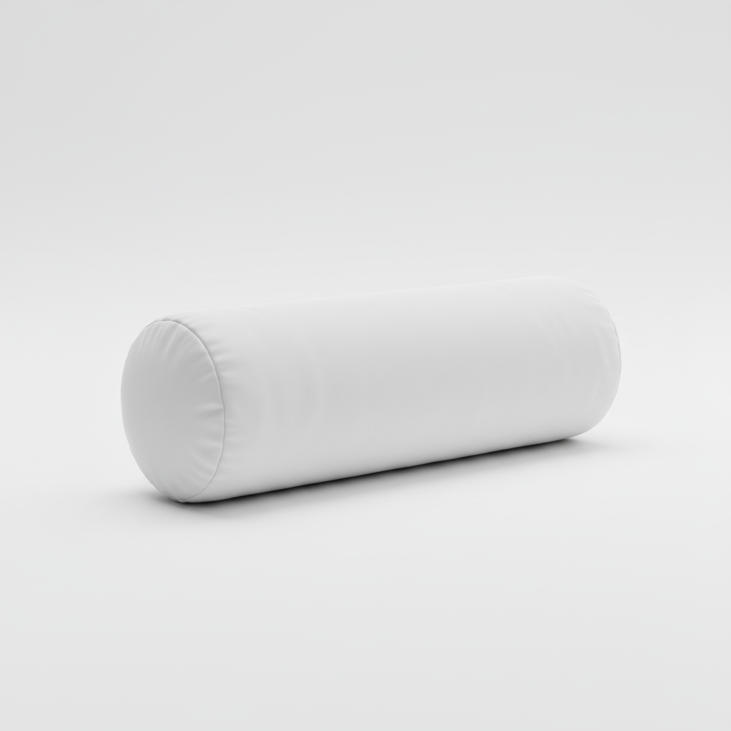 White Bolster Pillow Product Photo