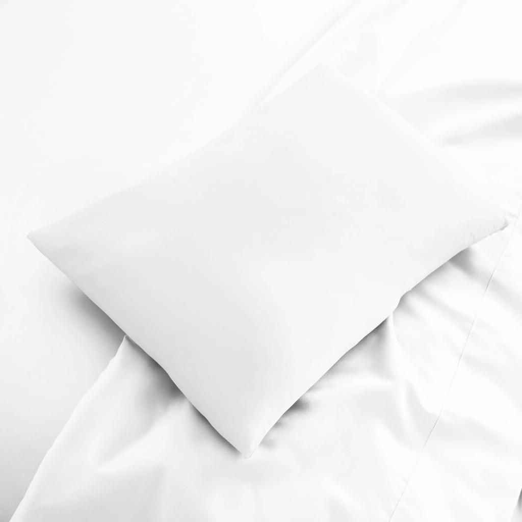 White Lumbar Pillow Product Photo